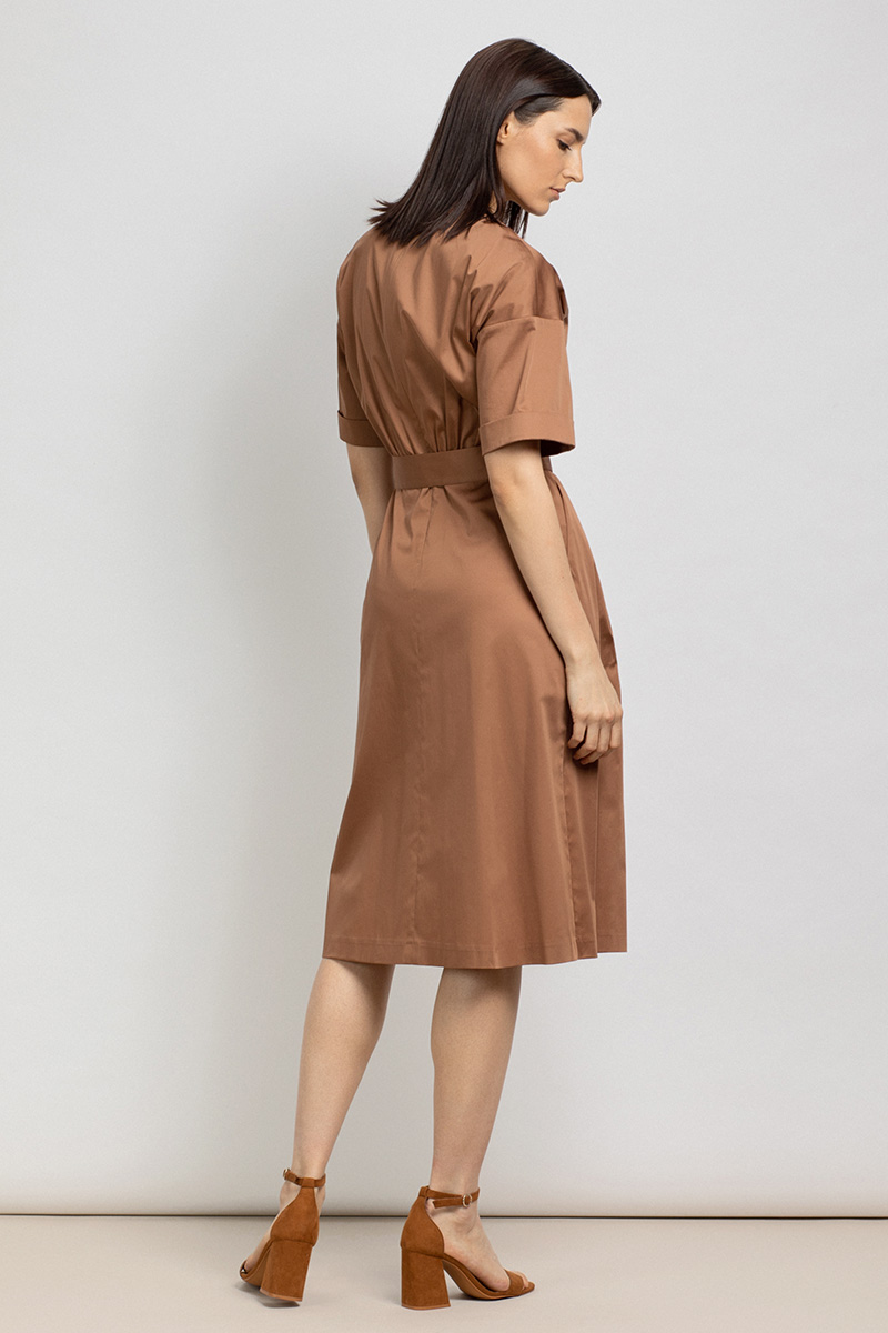 Платье с расширенной книзу юбкой VASSA&Co, Коричневый, VASSA&Co V219120N-1821C85
Платье с расширенной книзу юбкой VASSA&Co, Коричневый, VASSA&Co V219120N-1821C85