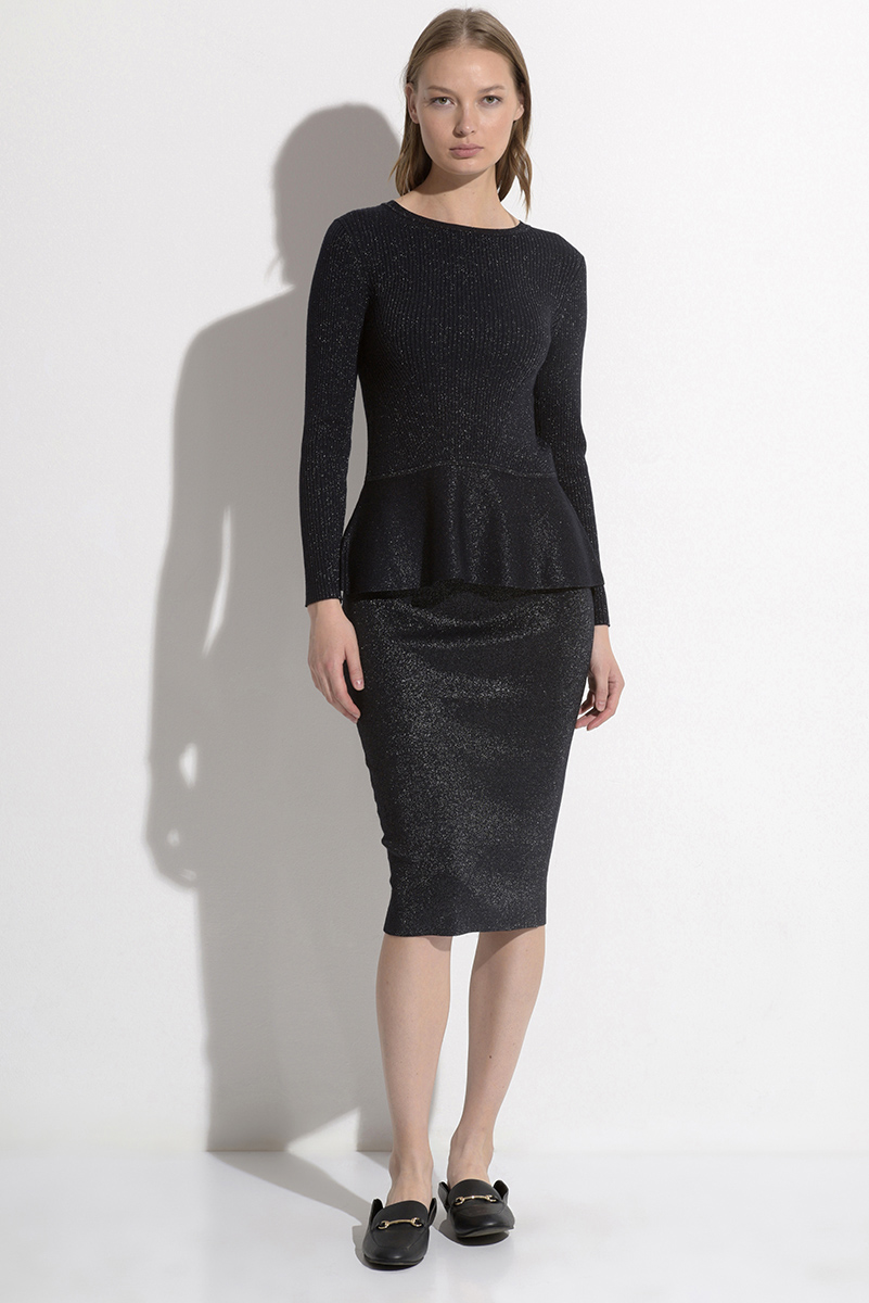 

Джемпер с длинным рукавом из фактурного трикотажа VASSA&Co, VASSA&Co PLKZ1902C67