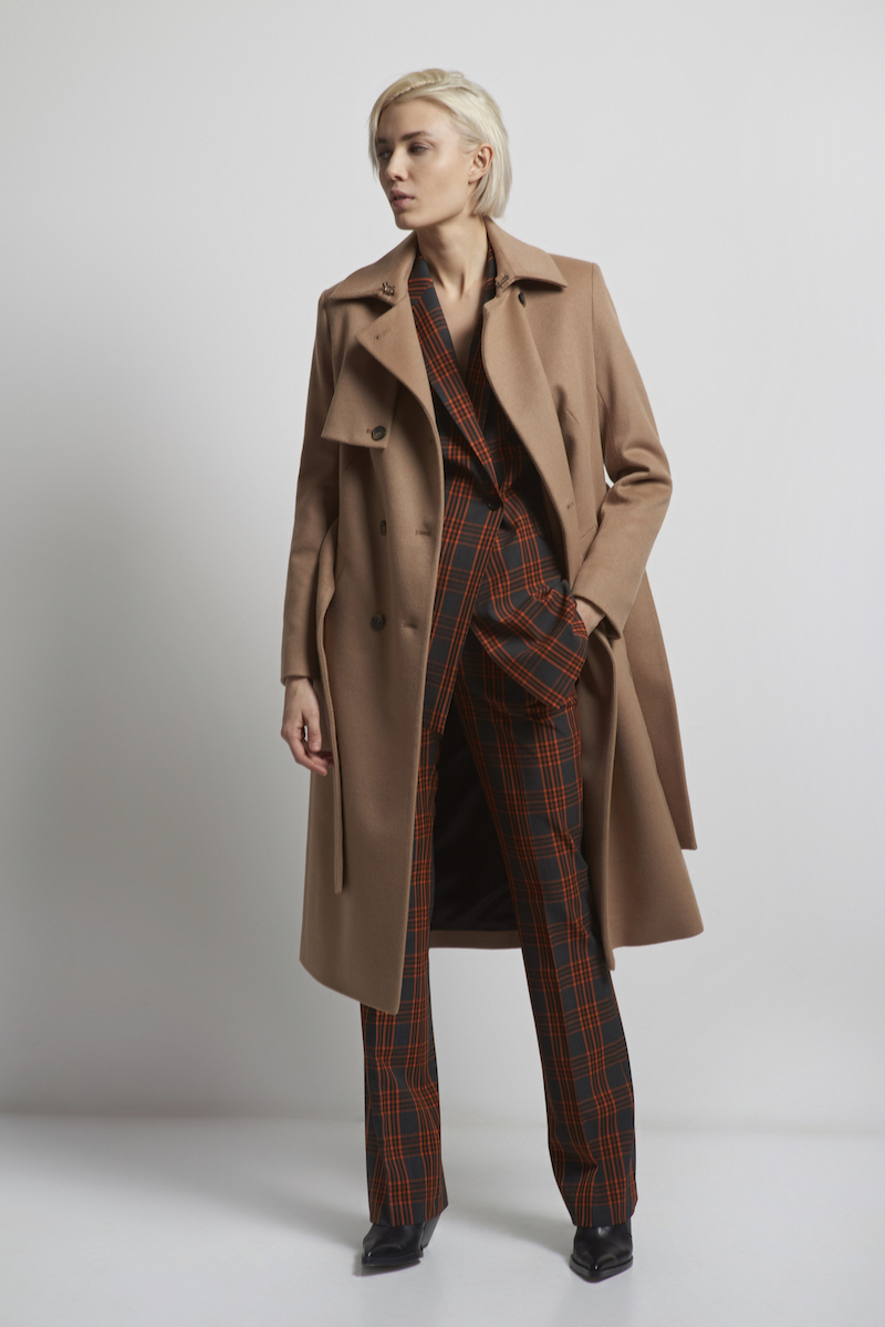 

Пальто с элементами trench coat VASSA&Co, Бежевый, VASSA&Co V201262N-1781C15