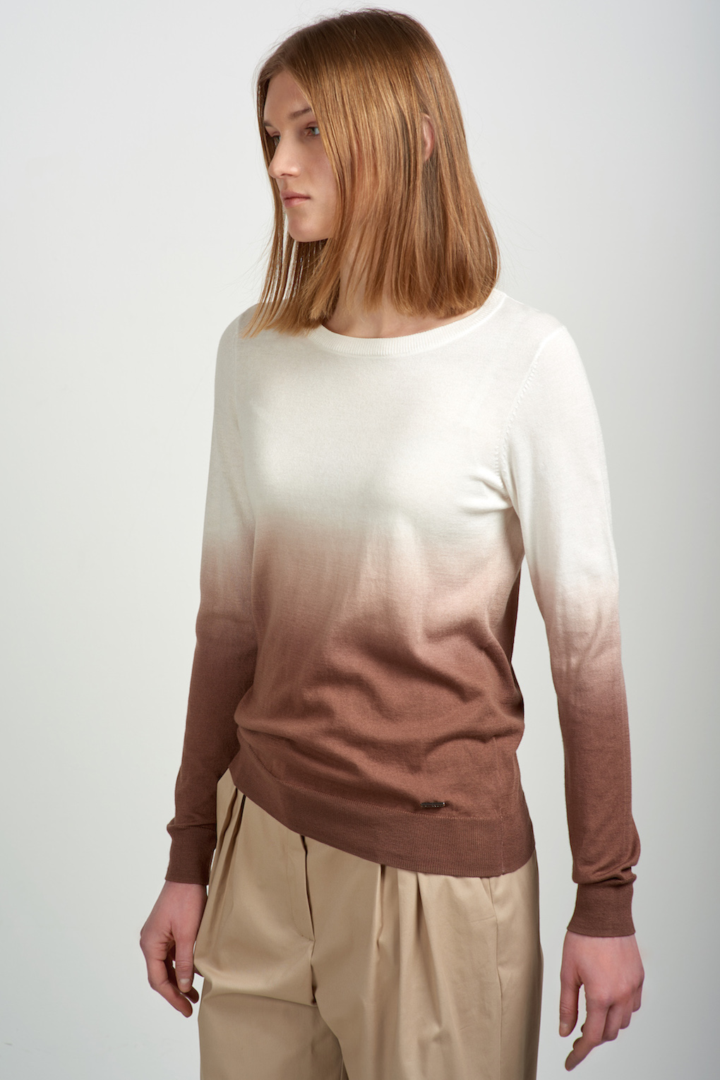 

Джемпер женский VASSA&Co, Коричневый, VASSA&Co PLKL2184C75