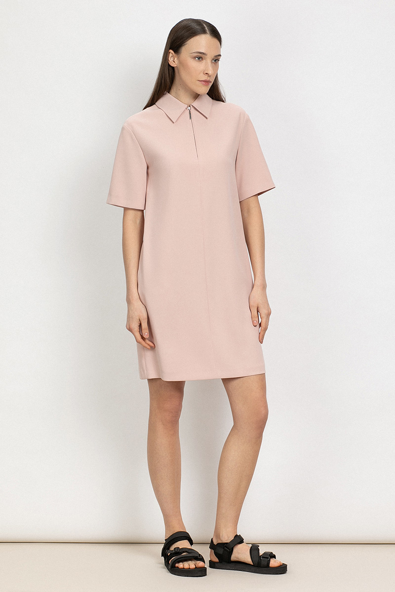 

Платье прямого силуэта VASSA&Co, Розовый, VASSA&Co V219151N-1181C31