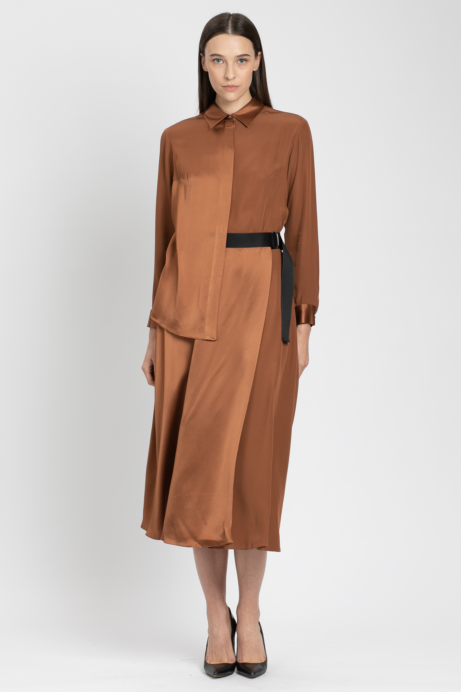 

Платье VASSA&Co, Коричневый, VASSA&Co V219037N-1720C85