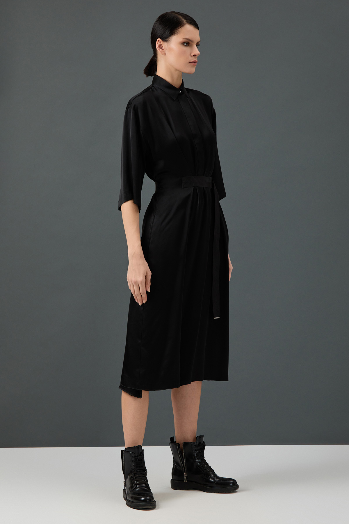 

Платье из 100% вискозы VASSA&Co, Черный, VASSA&Co V229191N-1720C99