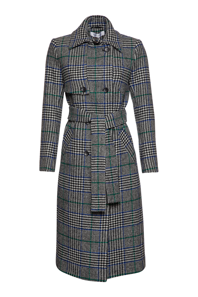 

Пальто с элементами trench coat VASSA&Co, Синий, VASSA&Co V201262N-1617C65