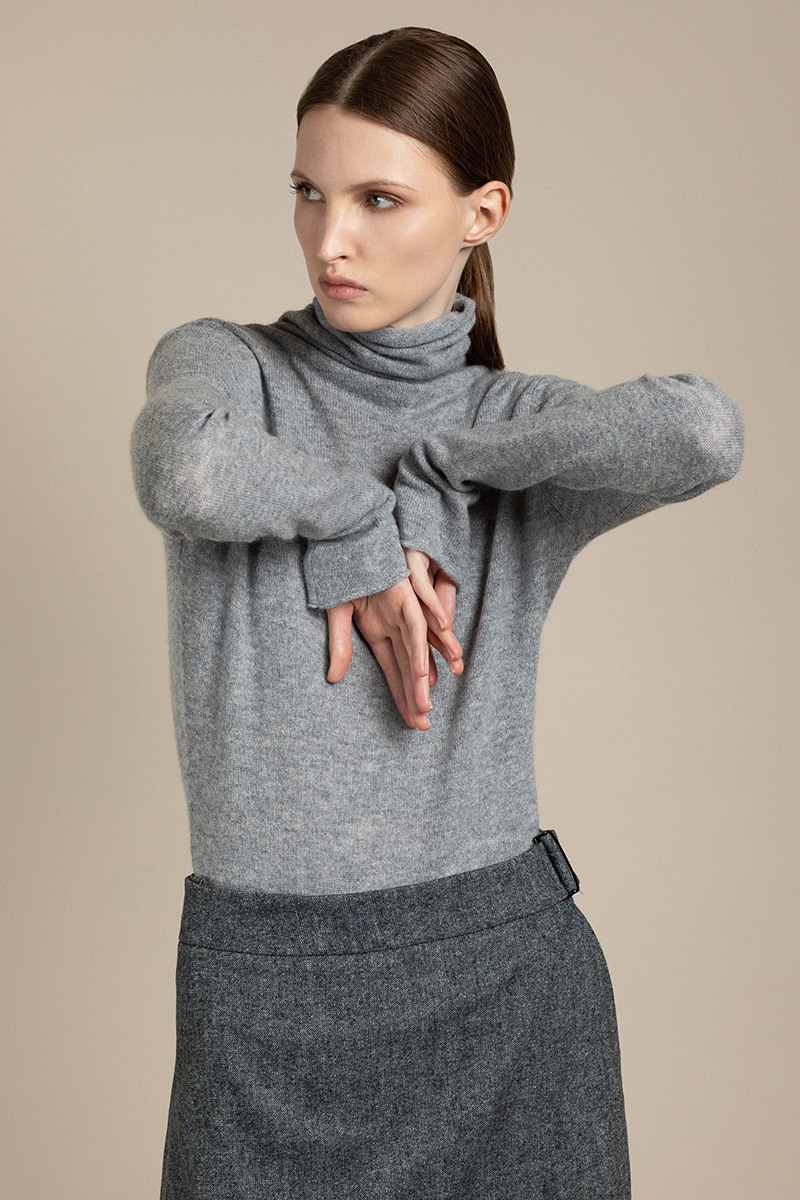 

Водолазка из кашемира VASSA&Co, Серый, VASSA&Co LKZ2110C97