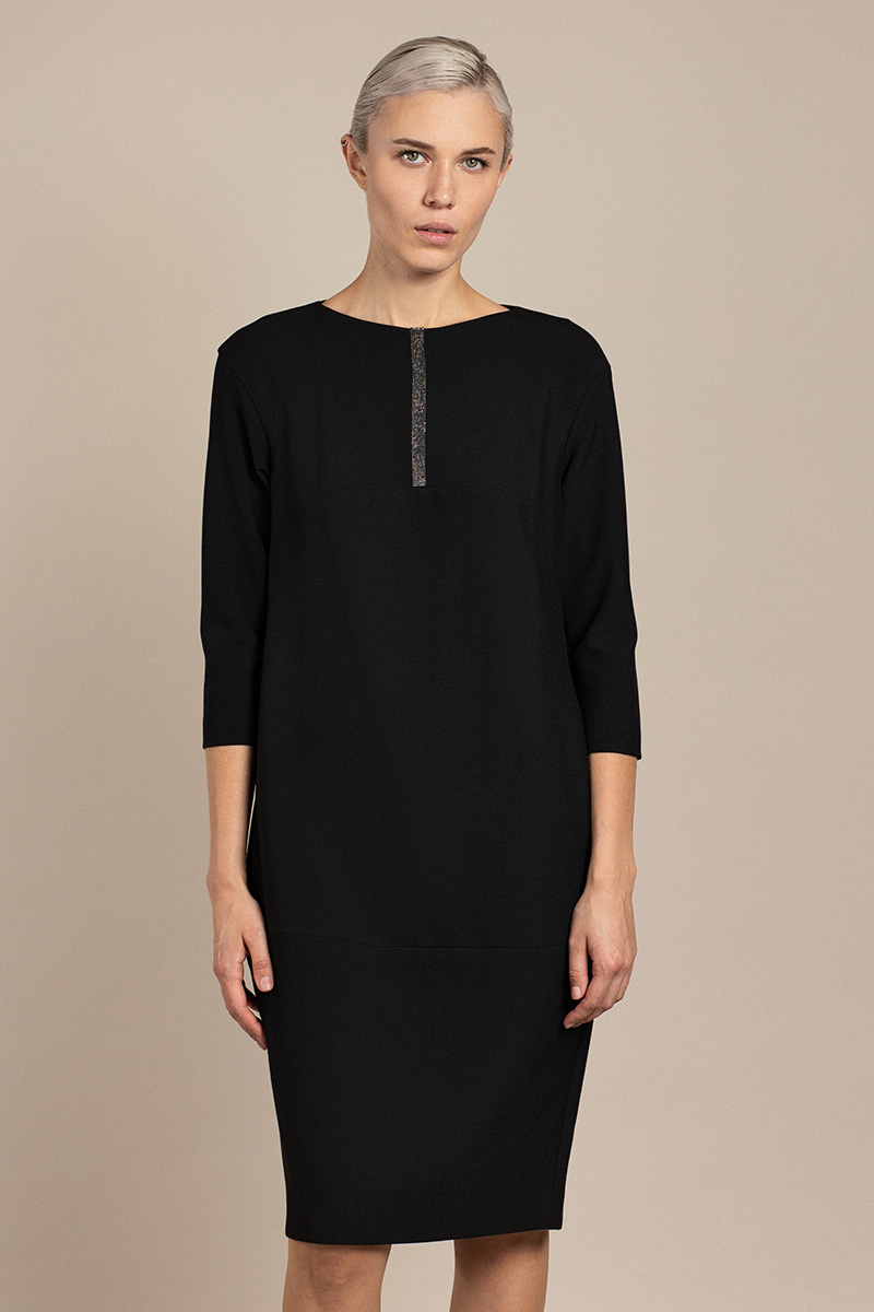 

Платье свободного силуэта VASSA&Co, Черный, VASSA&Co V209092N-1176C99