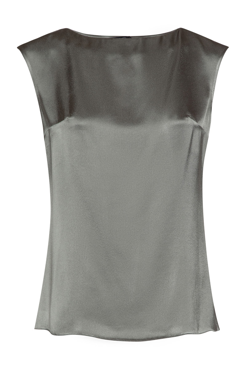 

Базовый топ из вискозы VASSA&Co, Зеленый, VASSA&Co V206458N-1720C75