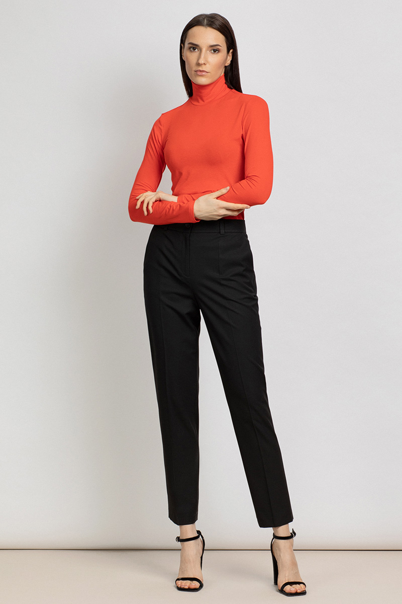 

Минималистичная водолазка VASSA&Co, Красный, VASSA&Co W216862N-1141C22