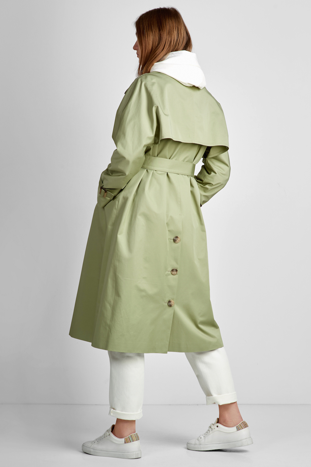 

Плащ женский VASSA&Co, Зеленый, VASSA&Co PLK213002C74