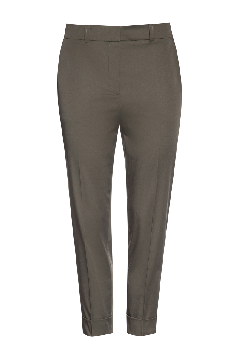 

Зауженные базовые брюки VASSA&Co, Коричневый, VASSA&Co V218626N-1747C88