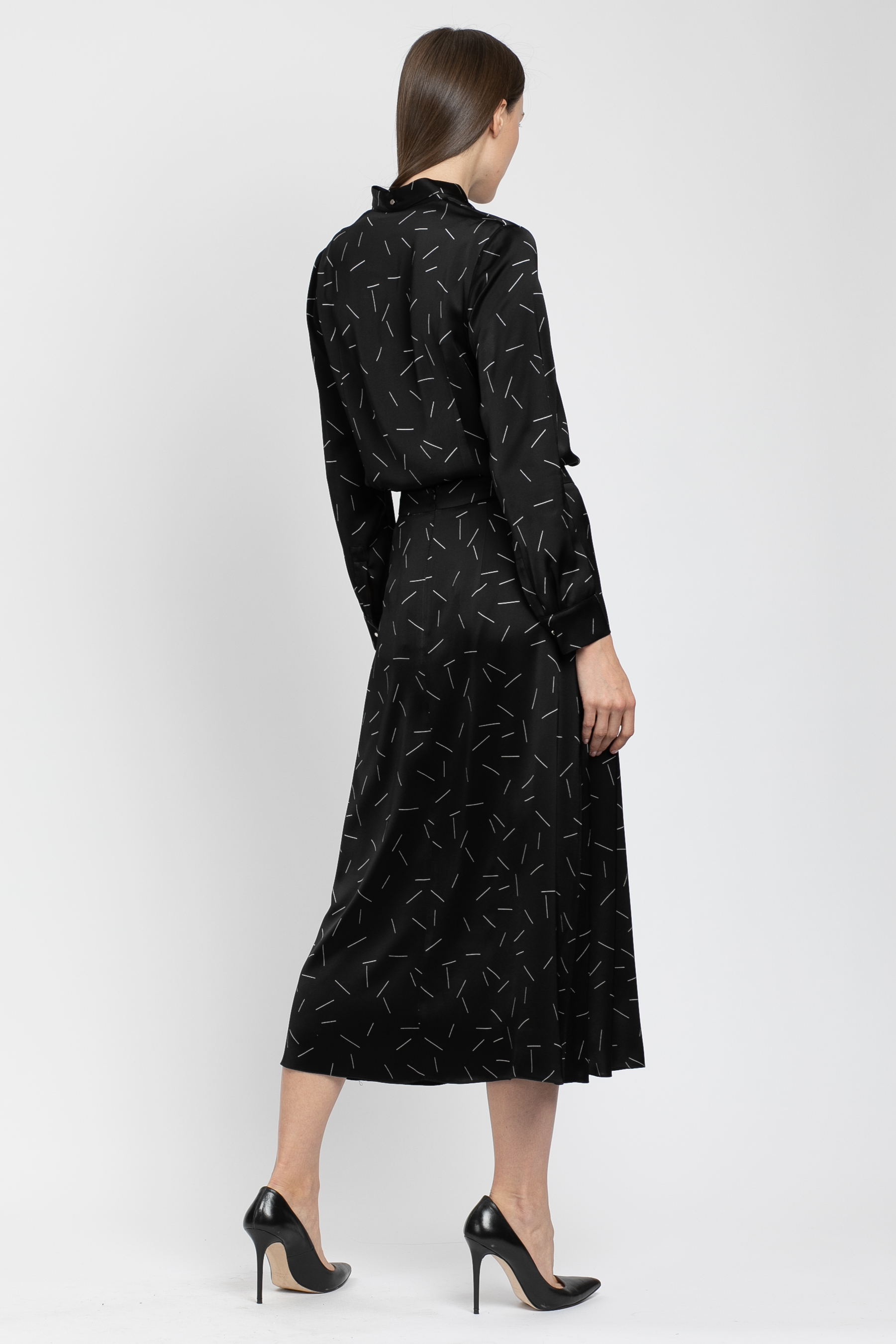 

Блузка с галстуком-лентой VASSA&Co, Черный, VASSA&Co V216511N-1868C99