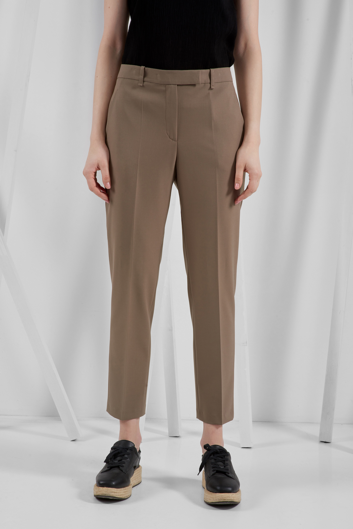 

Брюки классические VASSA&Co, Коричневый, VASSA&Co V228626N-1223C764