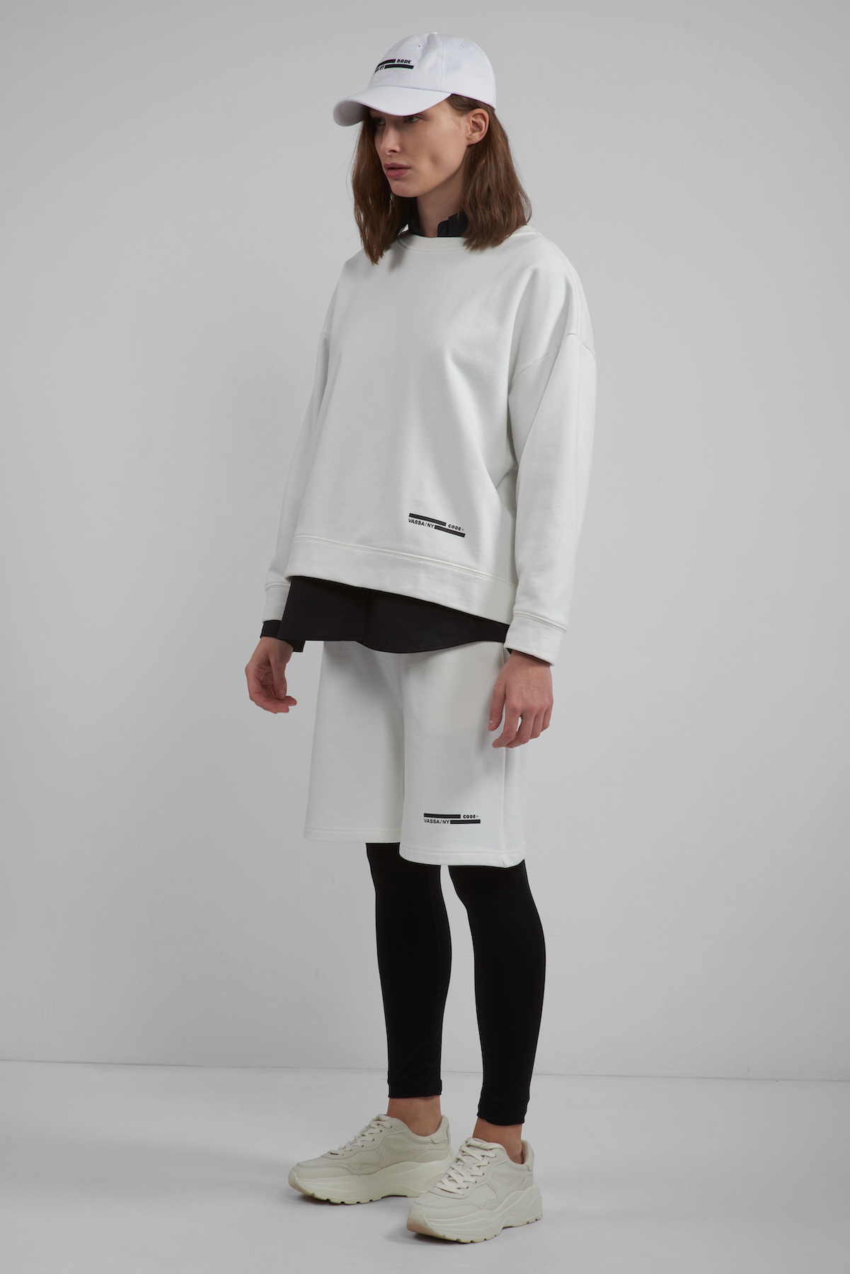 

Толстовка oversize VASSA&Co, Белый, VASSA&Co VP226012C00