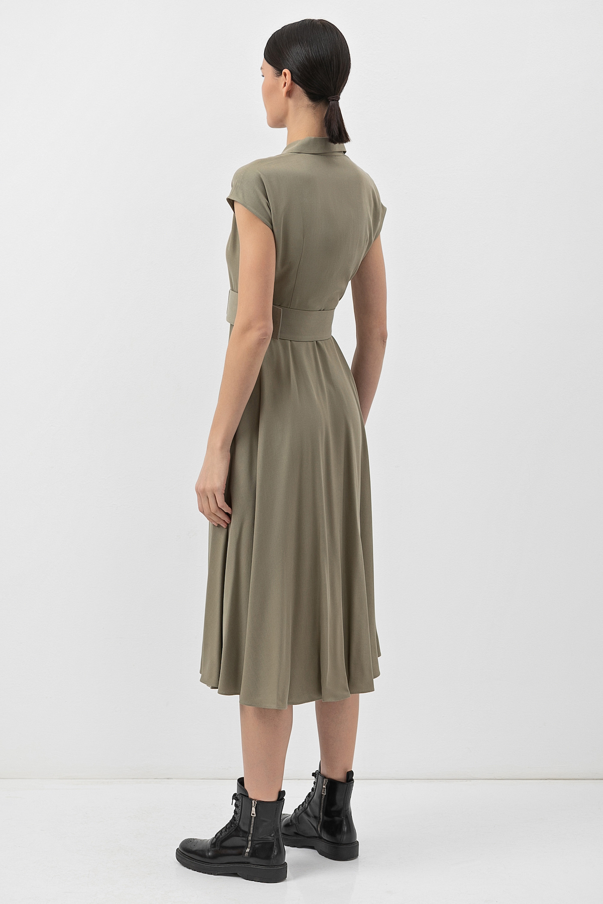 

Платье в оттенке хаки VASSA&Co, VASSA&Co V229046N-1835C70