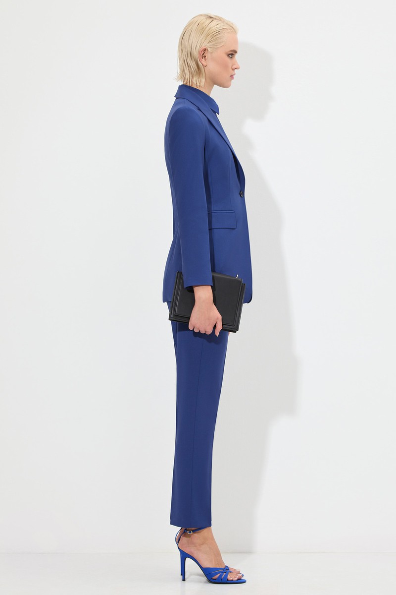 Жакет с манишкой Женский ЖАКЕТ VASSA&Co Синий 3